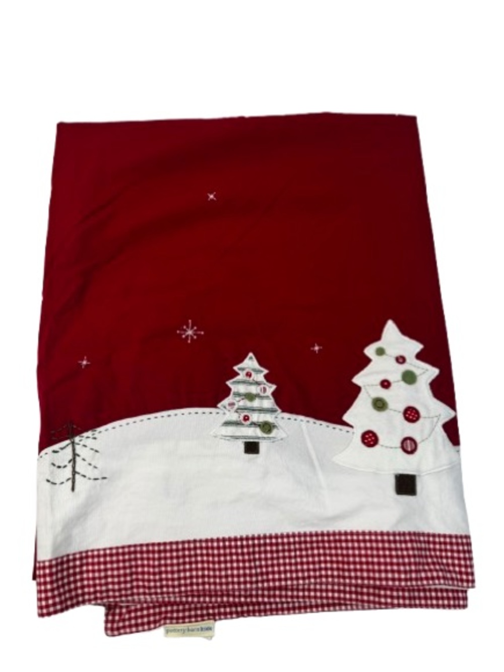 Pottery Barn Kids Christmas Tree Tablecloth